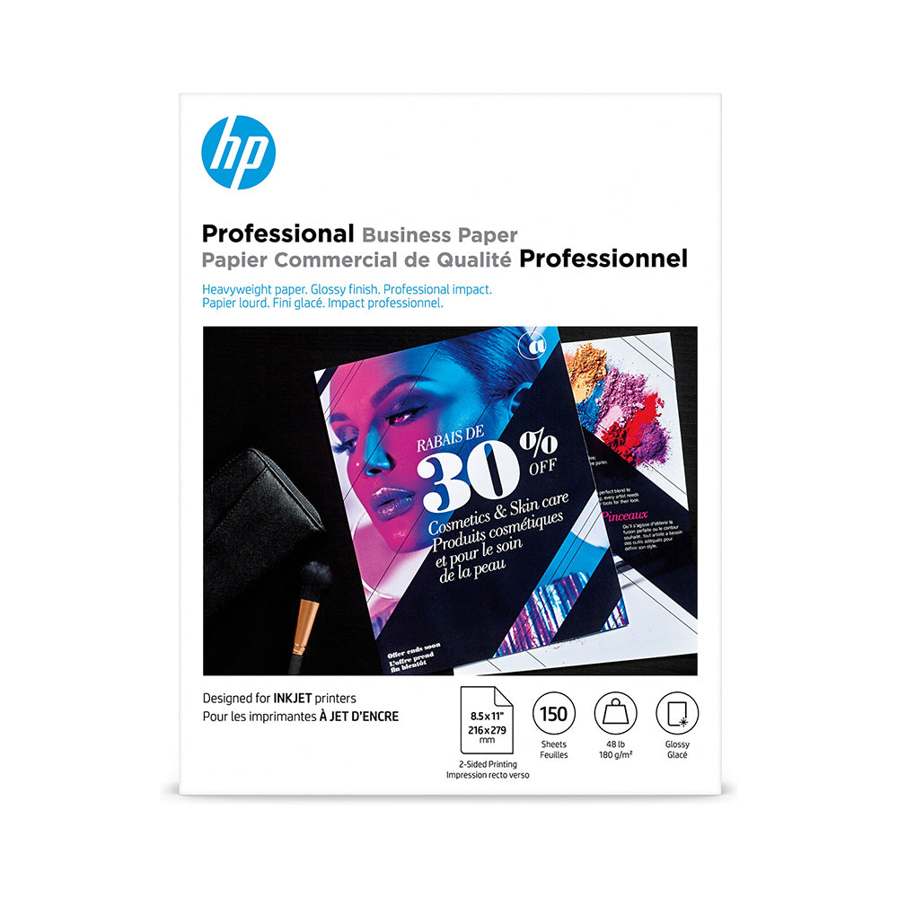 Papier professionnel HP - Finition brillante - 150 feuilles