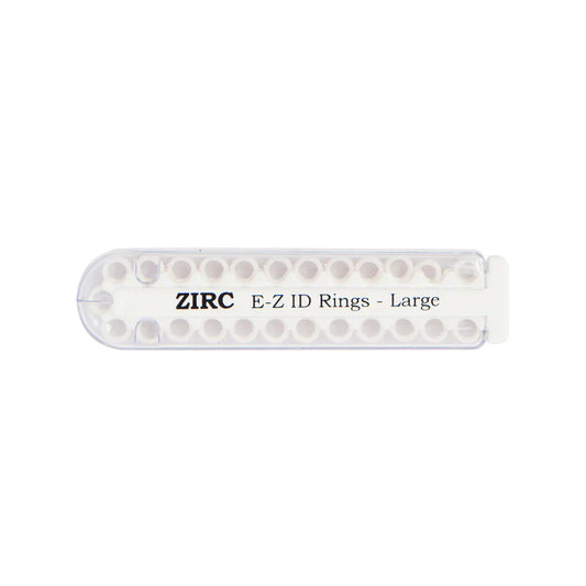 ZIRC E-Z ID RINGS REFILL 25/Pk XL #70Z000 - Available in ALL Colours