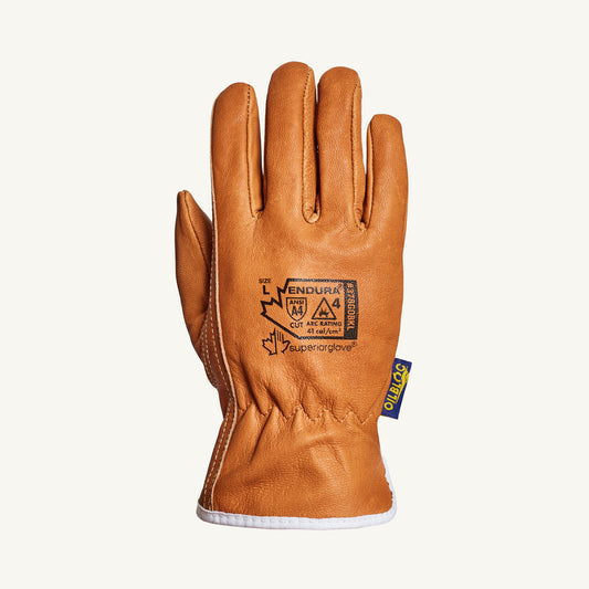 Gants de conduite en cuir Endura - Marron - Taille M - L'unité