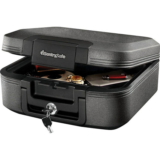 SentrySafe Medium Fire/Water Chest - 0.28 Cu.Ft. - Grey