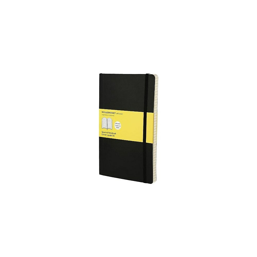Carnet de notes Moleskine Classic noir à couverture souple, format extra large, 19,5 x 25,4 cm