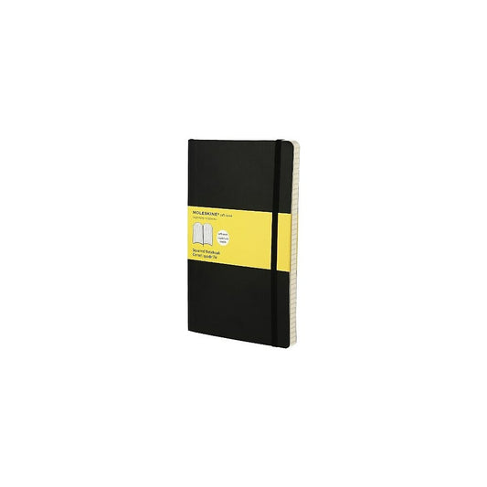 Carnet de notes Moleskine Classic noir à couverture souple, format extra large, 19,5 x 25,4 cm