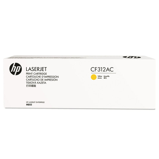 Cartouche de toner LaserJet jaune d'origine HP 826A (CF312A)
