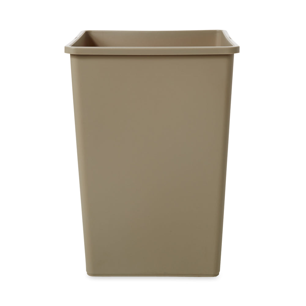 Poubelle carrée Rubbermaid - Beige