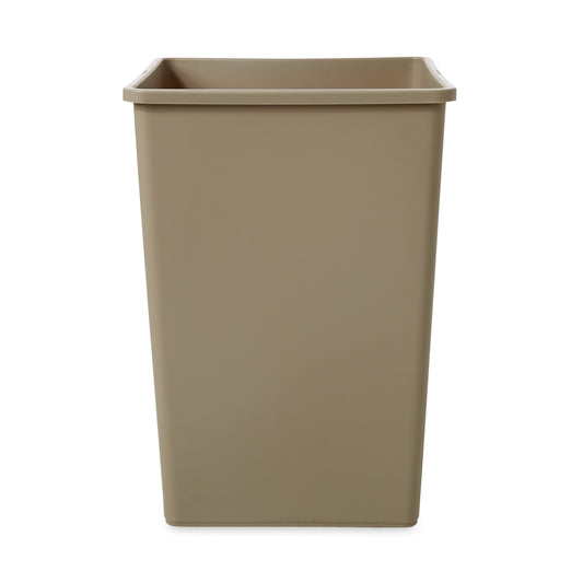 Poubelle carrée Rubbermaid - Beige