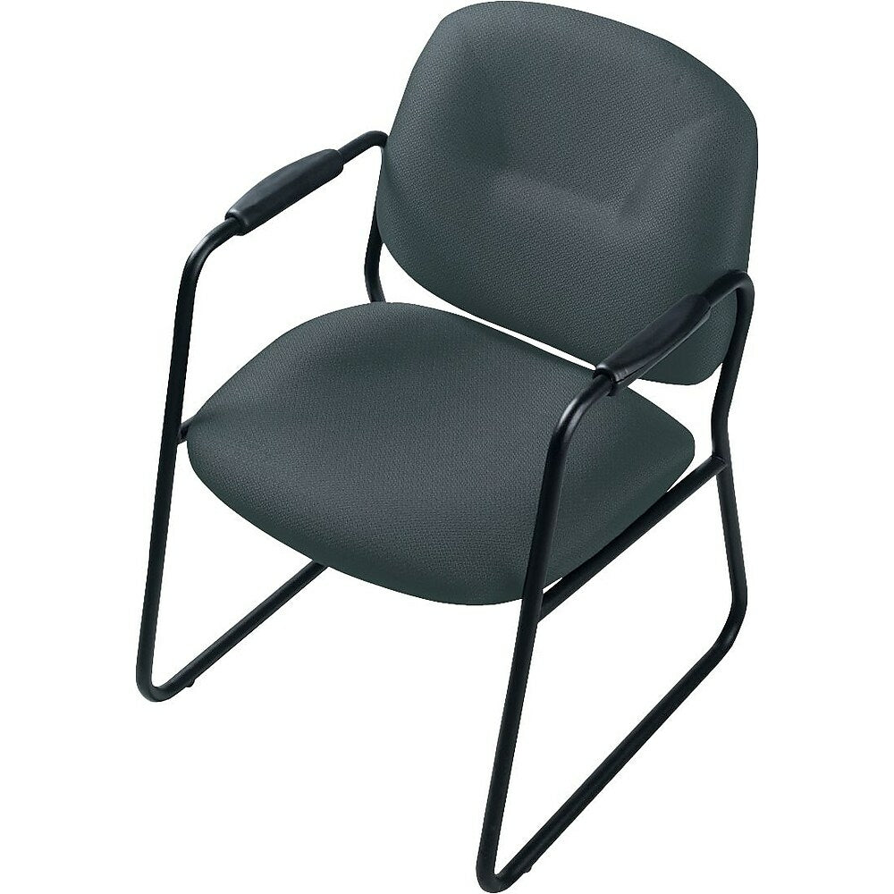 Chaise d'invité Staples en tissu, Jenny noir