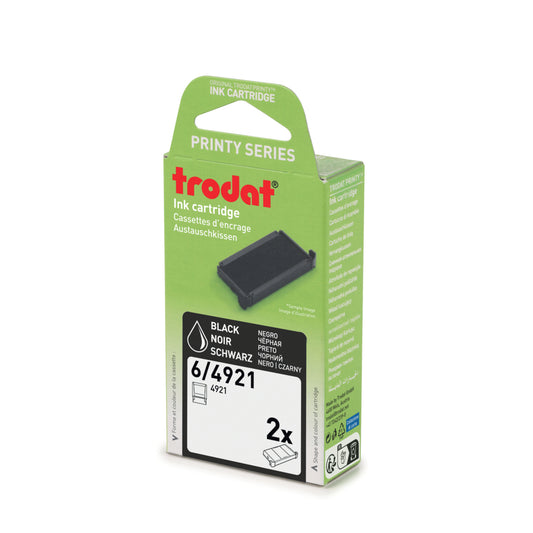 Trodat SWOP Pad - 6/4921 - Black - 2 Pack