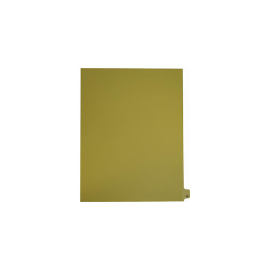 Onglets numériques Sterling Singles, n° 50, chamois, format lettre, coupe 1/25e, paquet de 25