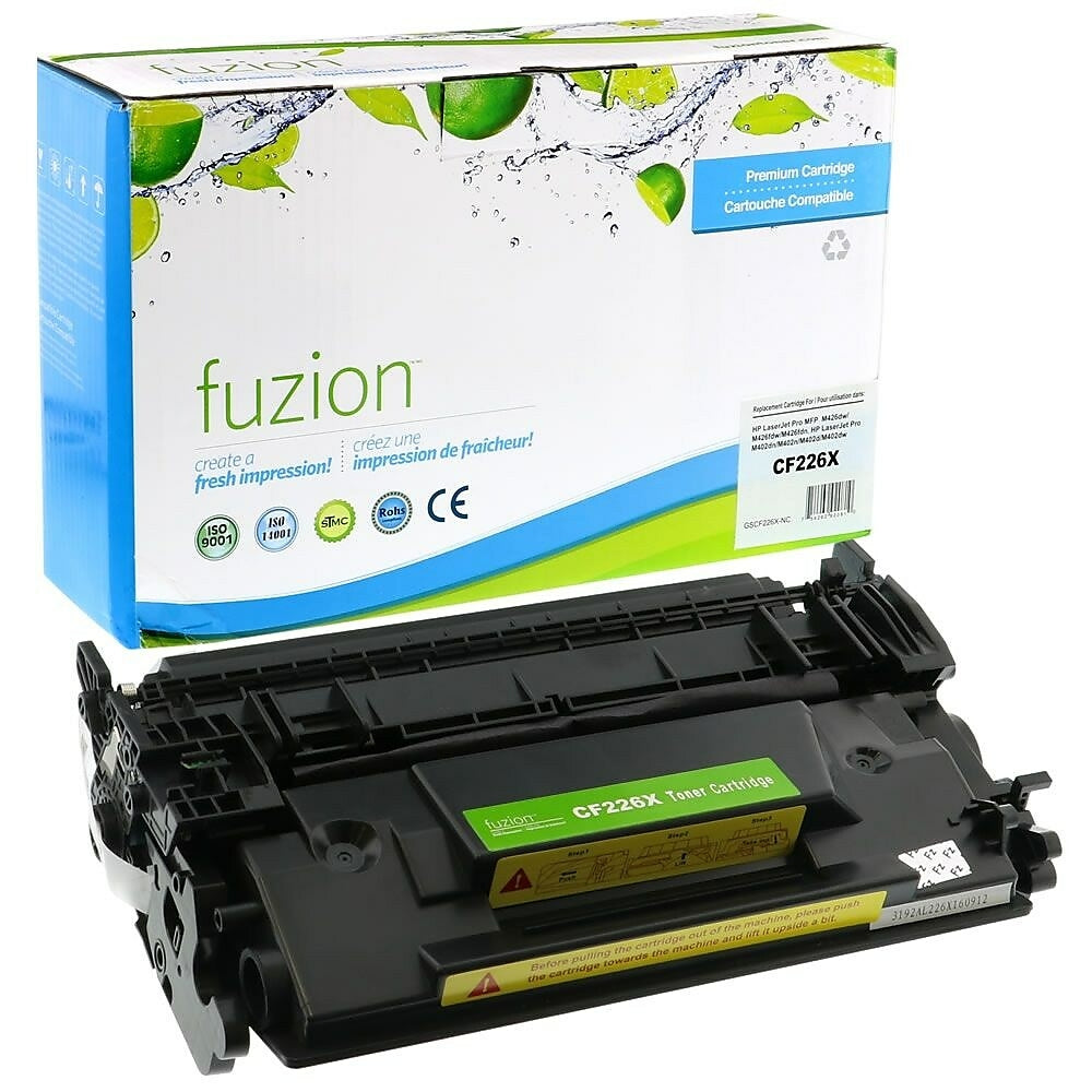 Cartouche de toner compatible Fuzion HP 26X (CF226X) – Rendement élevé – Noir