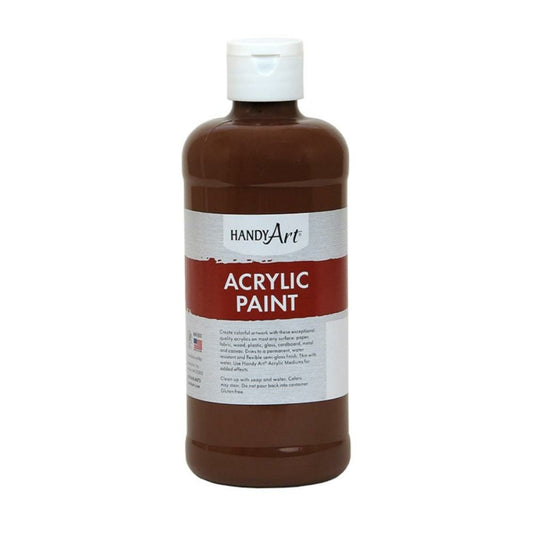 Peinture acrylique Handy Art, Terre de Sienne brûlée, 473 ml