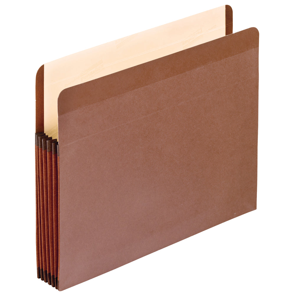 Pochette de classement extensible doublée Pendaflex - 5 1/4" - Format lettre - Fibre rouge