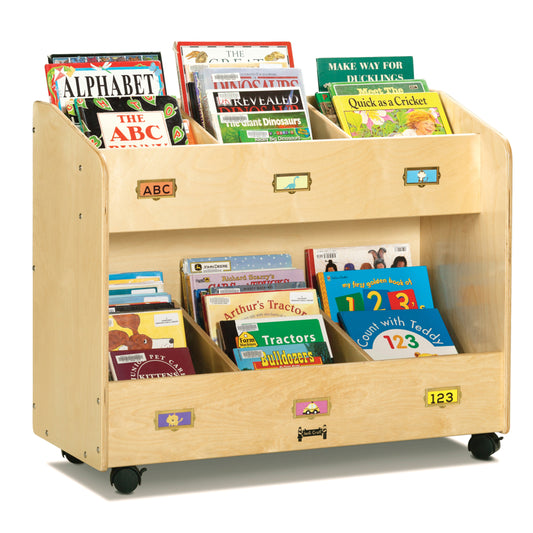 Jonti-Craft Mobile 6-Section Book Organizer