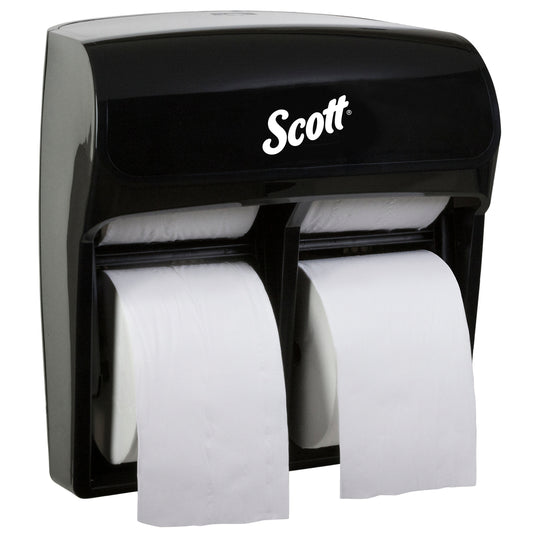 Scott Pro High Capacity Single Roll Bath Tissue Dispenser (44518) - Black