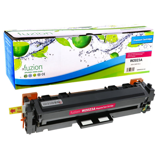 Cartouche de toner compatible Fuzion HP 414A (W2023A) – Rendement standard – Magenta