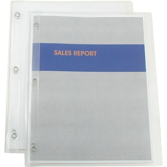 Staples Simply Poly Report Covers - Letter Size - Clear - 5 Pack