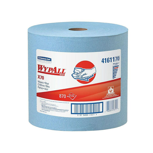 WypAll Workhorse X70 Manufactured Rag - 12" x 13.4" - Blue - 870 Pack