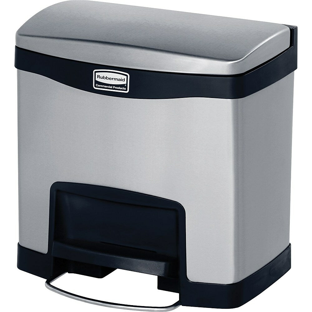 Poubelle Rubbermaid Slim Jim - 4 gallons - Noir