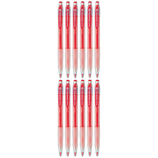Pilot Colour Eno Mechanical Pencils - 0.7mm - Red - 12 Pack