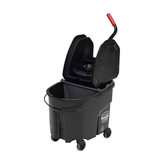Rubbermaid Wavebrake Down Press Bucket and Wringer - 35 Quart
