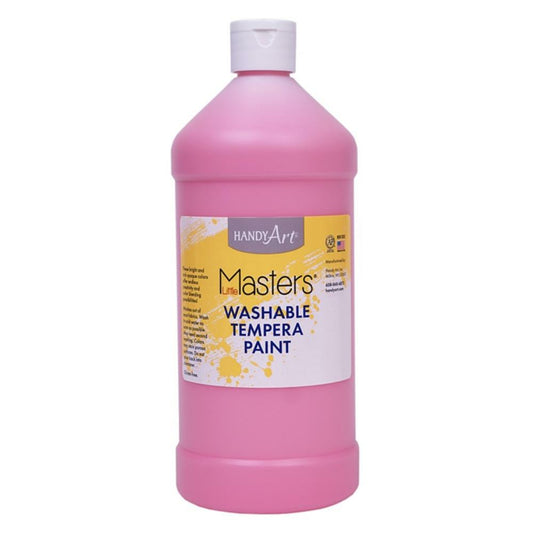 Little Masters Washable Tempera Paint - 946 ML - Pink