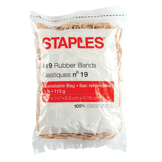Staples Economy Rubber Bands - Size #19