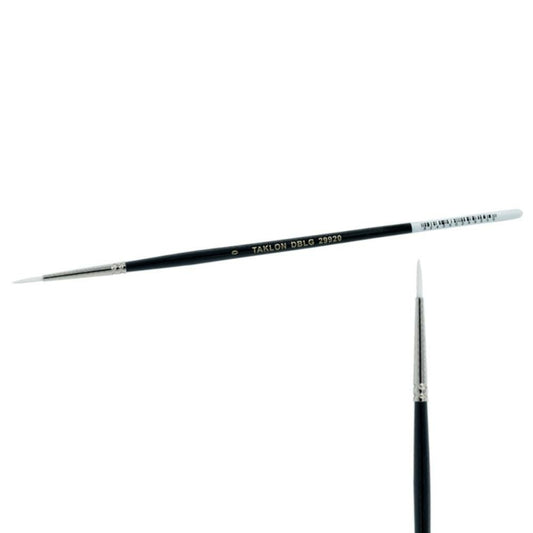Taklon Round Paint Brush - Size 000 - 12 Pack