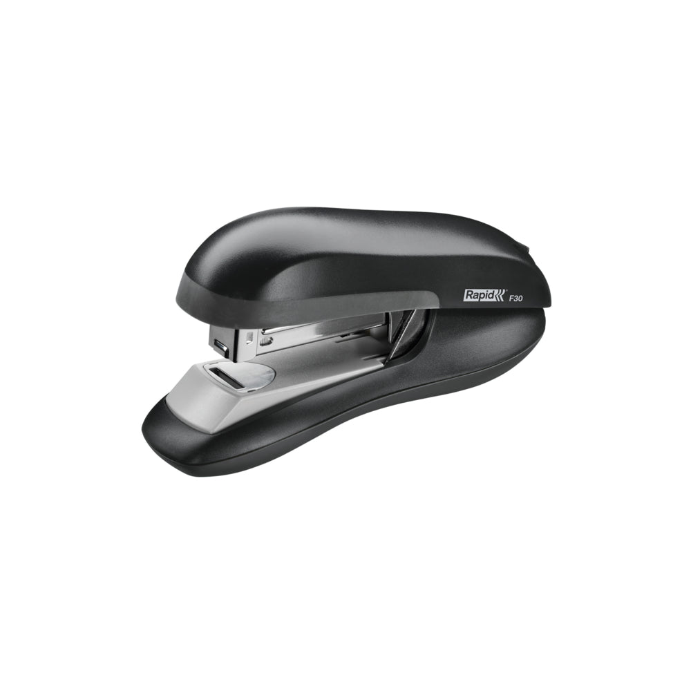 Rapid F30 Compact Flat Clinch Stapler - 30 Sheet Capacity - Black