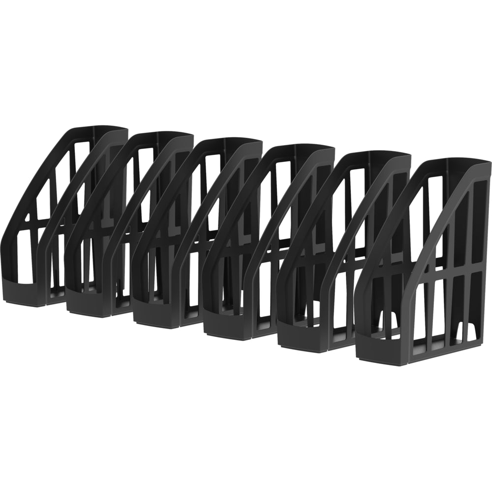 Magazines Storex recyclés - Noir - Lot de 2