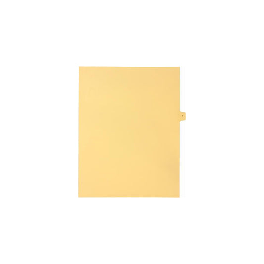 Onglets Sterling Alpha Singles, lettre F, chamois, format lettre, coupe 1/15e, paquet de 25