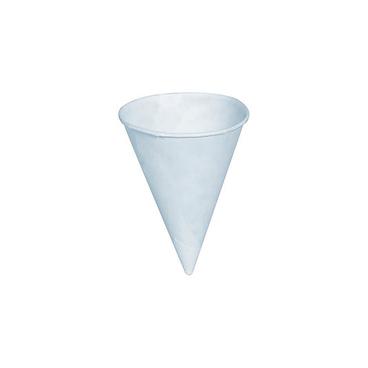 Genpak Paper Cone Cup - 4.5 oz - 500 Pack