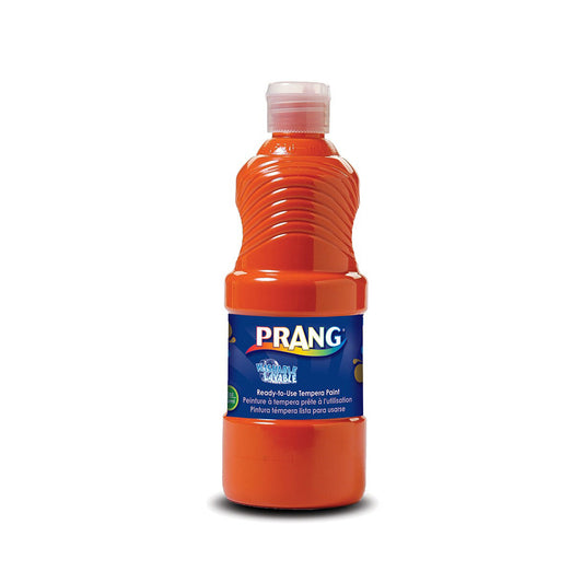 Peinture à la détrempe lavable Prang - 940 g - Orange
