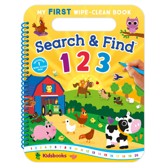 Kidsbooks Publishing - My First Wipe-Clean Book: Search & Find 123