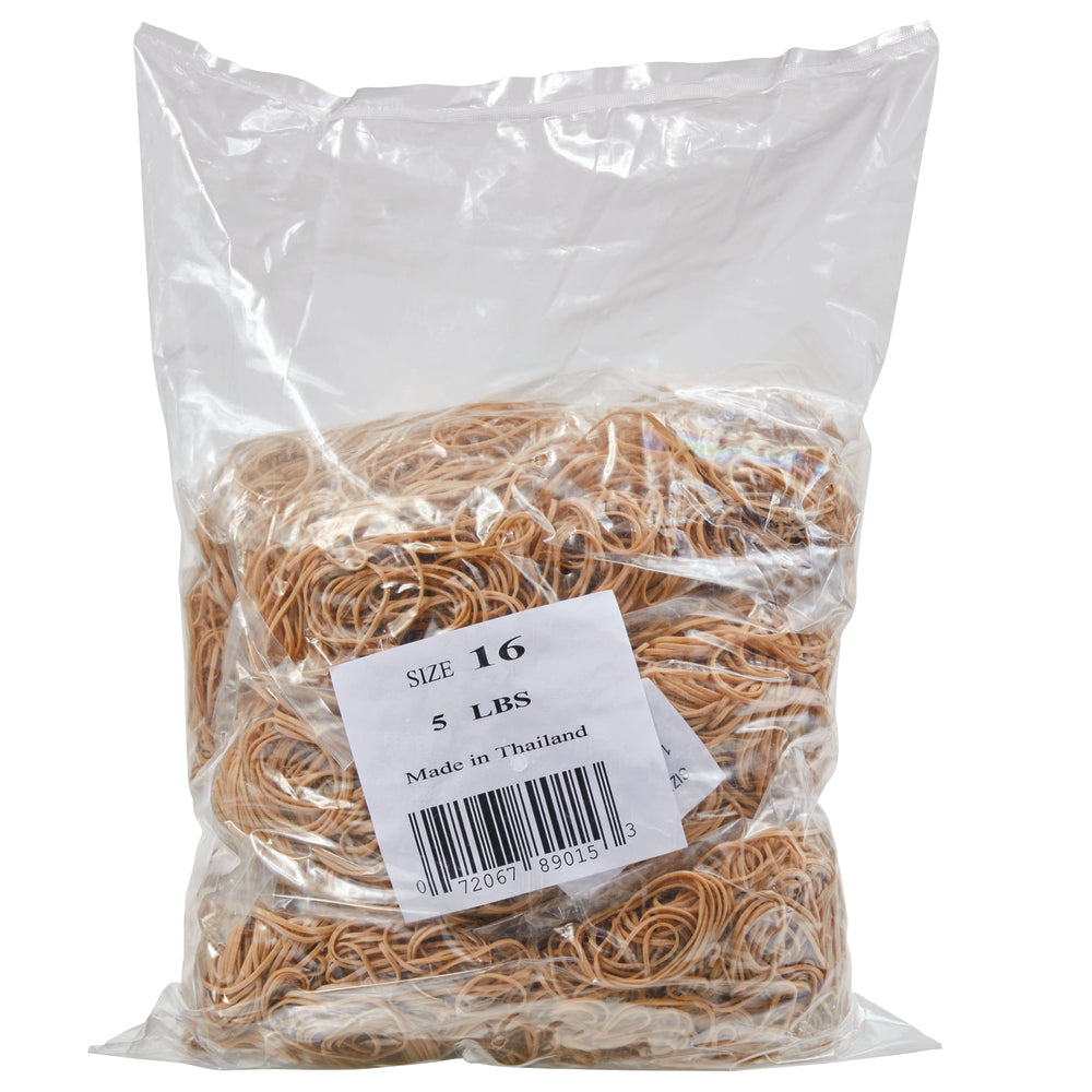 Dixon Rubber Bands - #16 - 1/16" x 2 1/2" - 5 lb. Bag