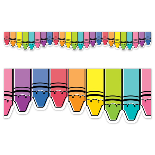 Creative Teaching Press Doodle Crayons EZ Border