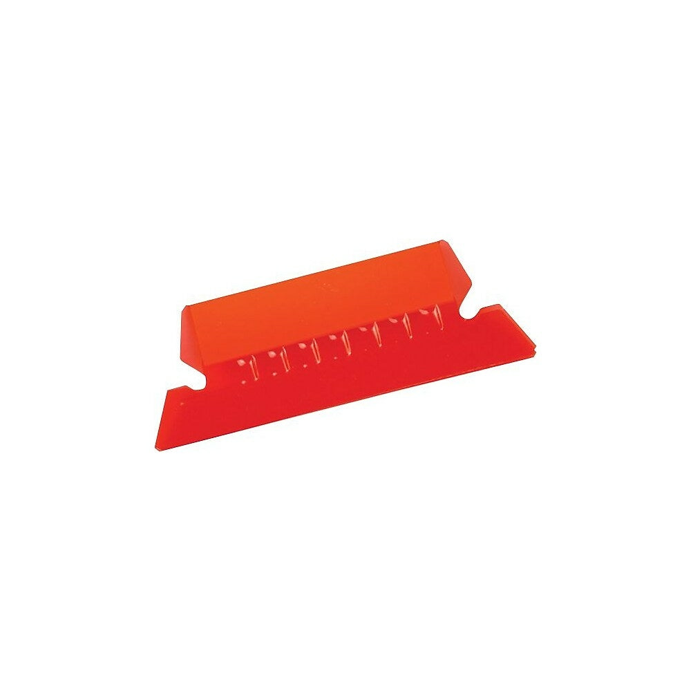 Pendaflex Red Flexible Tabs - 2" - 25 Pack