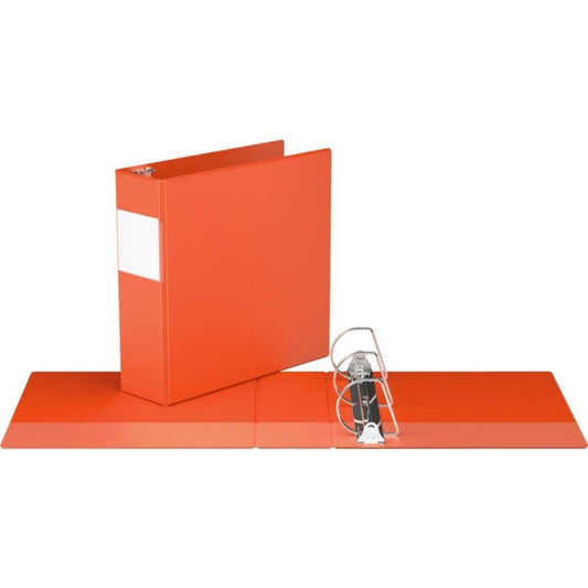 Classeur à anneaux en D Davis Group, 3 po, orange.