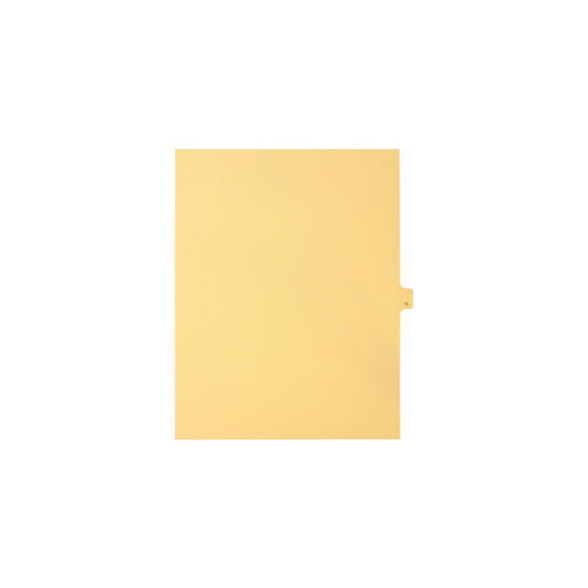 Sterling Alpha Singles Tabs, Letter N, Buff, Letter Size, 1/26th Cut, 25/pk