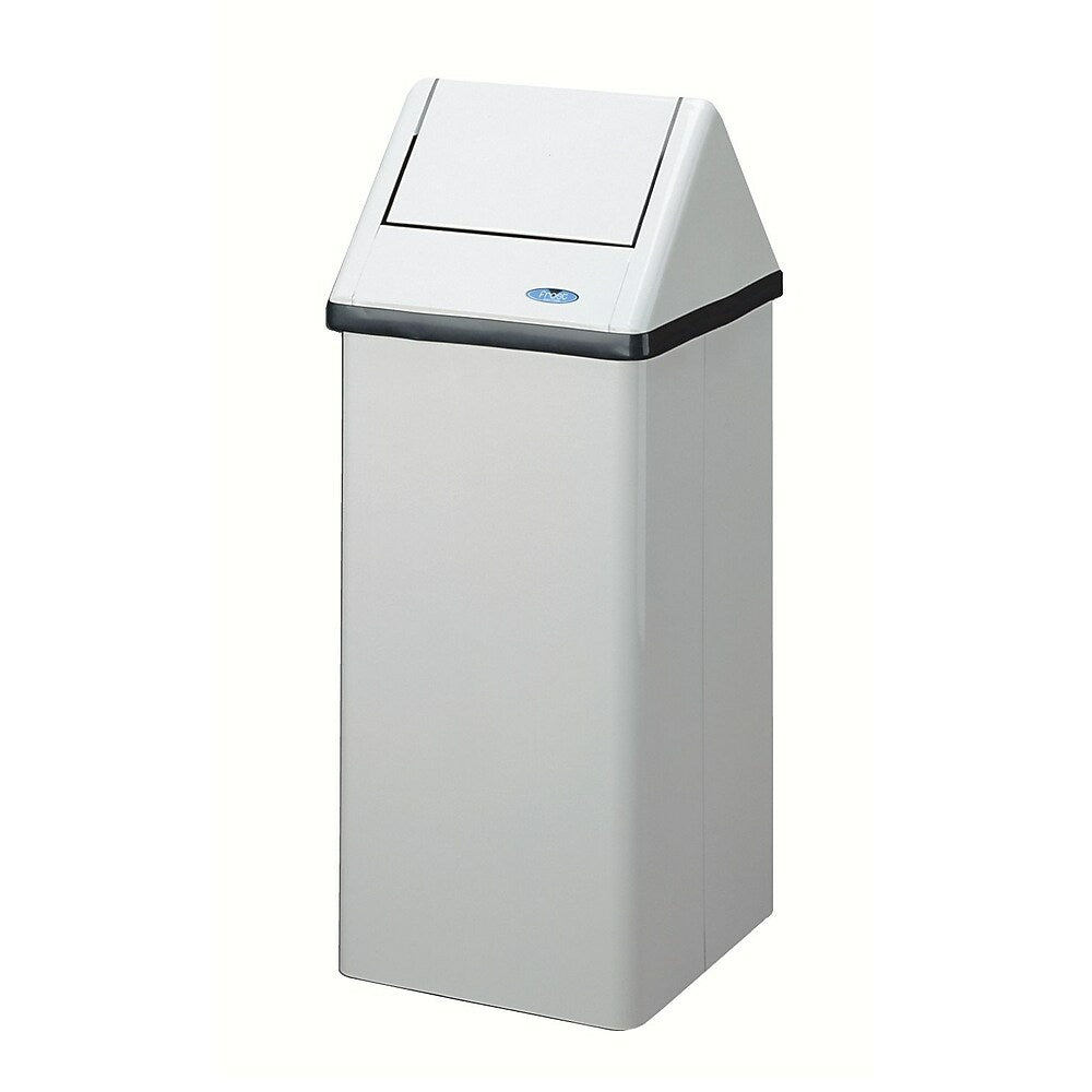 Frost Free Standing Waste Receptacle - 80-Litre - White