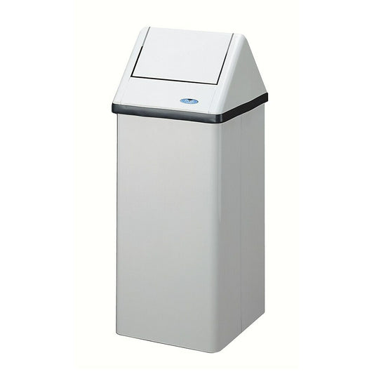 Frost Free Standing Waste Receptacle - 80-Litre - White