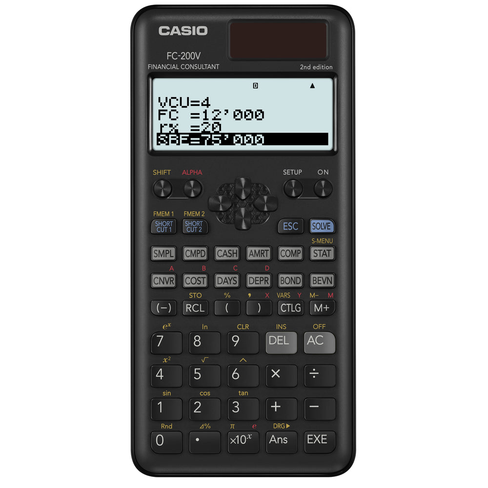 Casio Financial Consultant Business Calculator - 4 line LCD