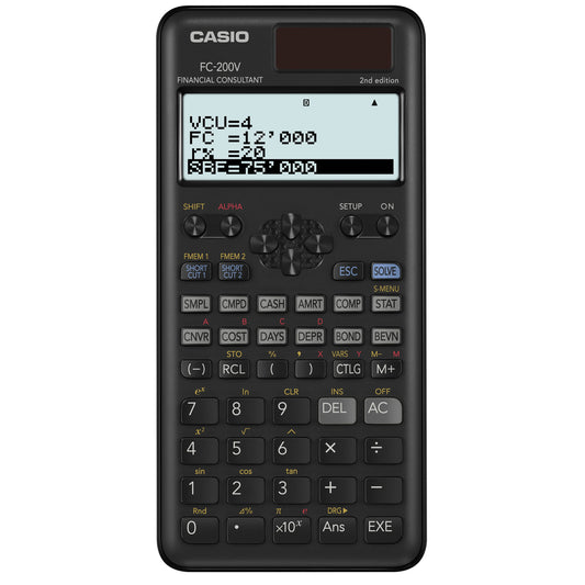 Casio Financial Consultant Business Calculator - 4 line LCD