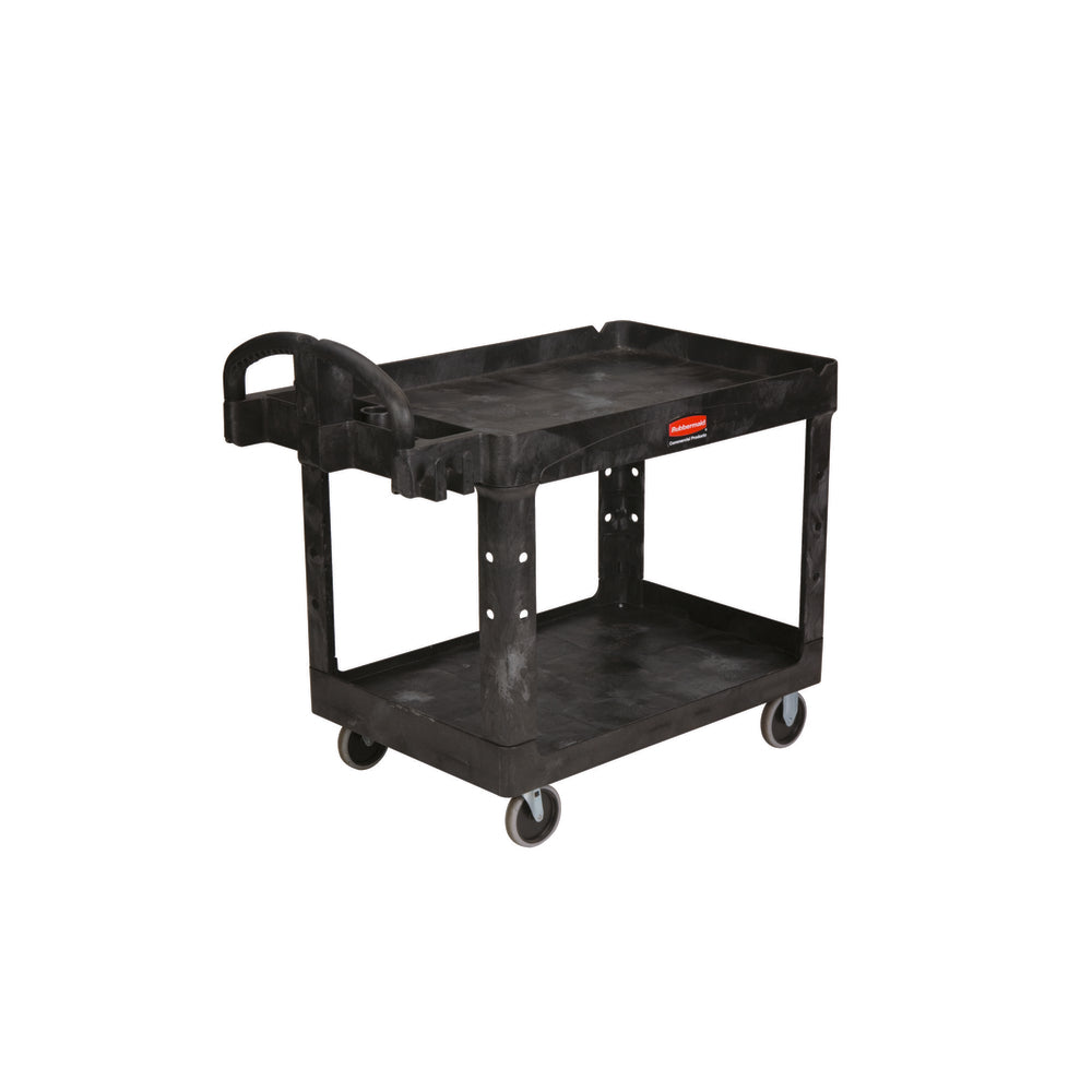 Chariot utilitaire robuste Rubbermaid - 2 étagères