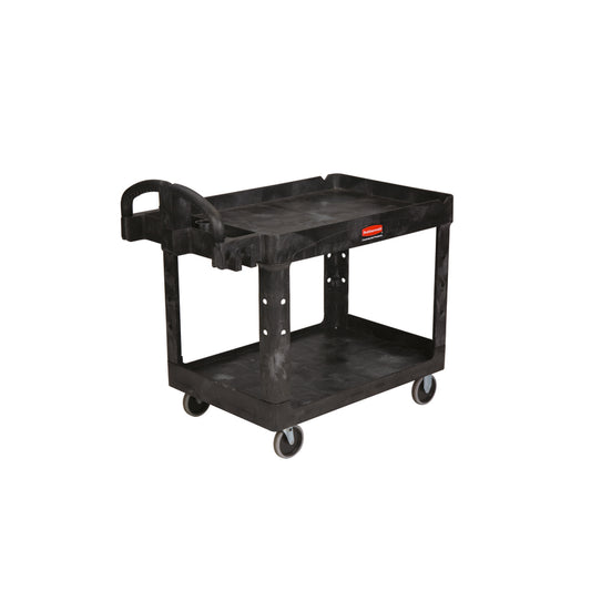 Chariot utilitaire robuste Rubbermaid - 2 étagères