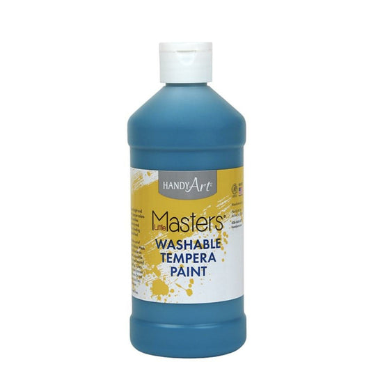 Peinture à la détrempe lavable Little Masters - 473 ml - Turquoise