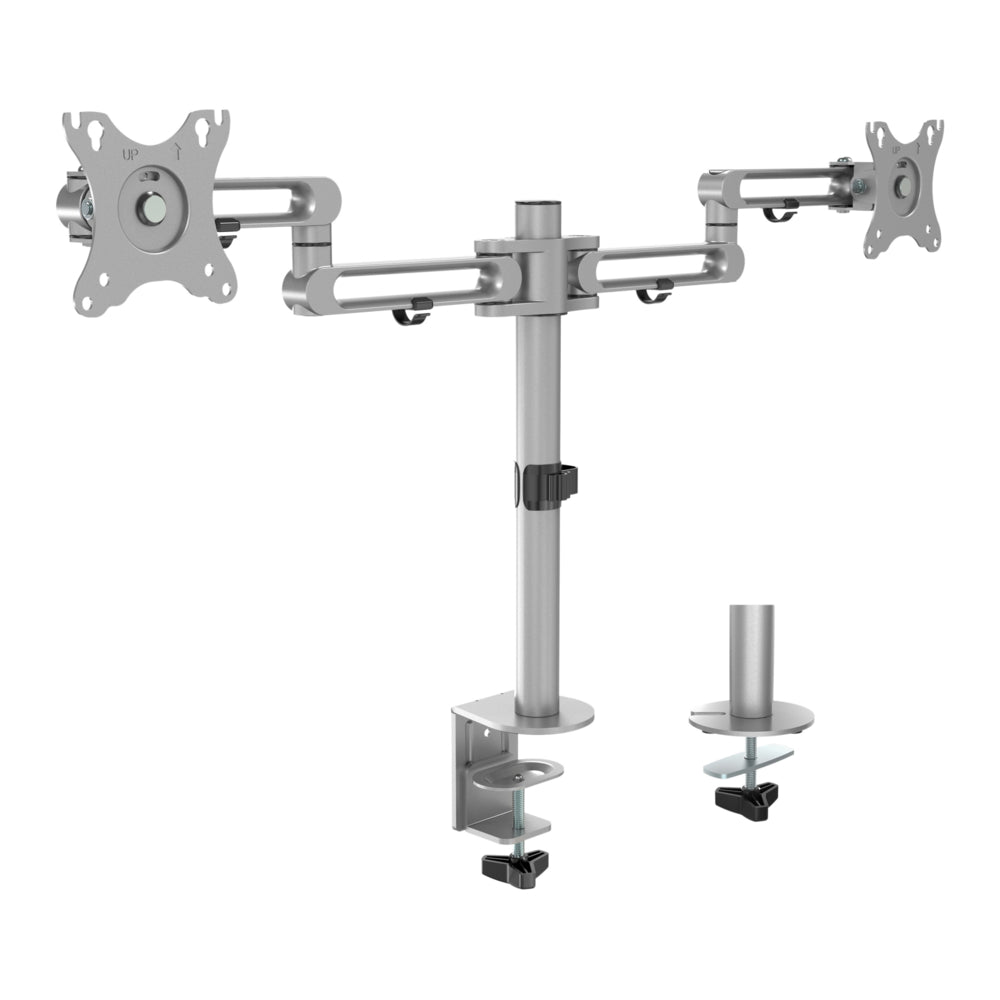 Bras articulés doubles Horizon ActivErgo pour écran - Argent