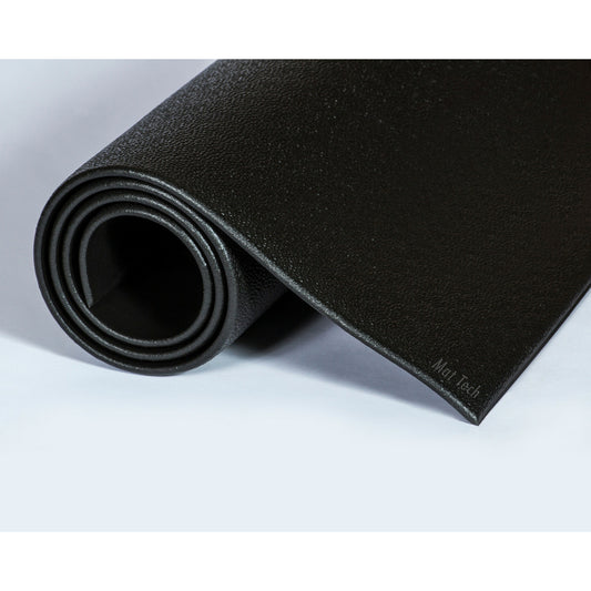Tuff Spun Foot Lover Anti-Fatigue Mat, 2' x 3', 5/8", Pebble Surface, Black