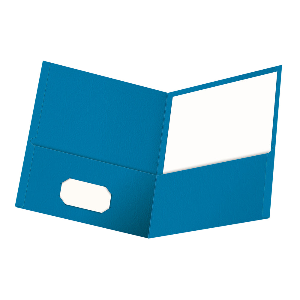 Portefeuille Oxford 2 poches - Bleu clair