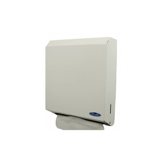 Frost Multifold and "C" Fold Paper Towel Dispenser - White Powder Coating