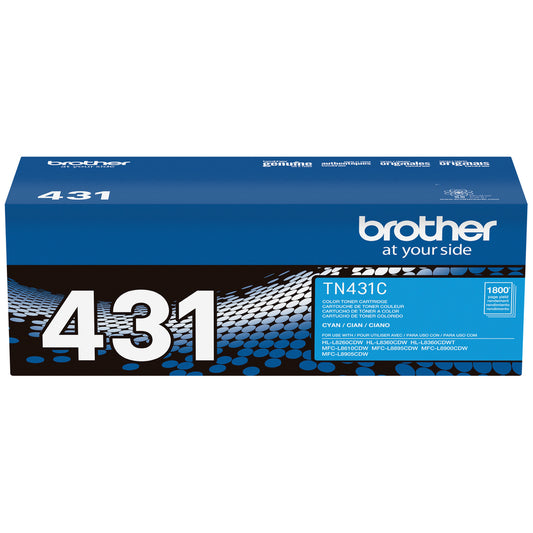 Brother TN431 Standard-Yield Cyan Toner Cartridge