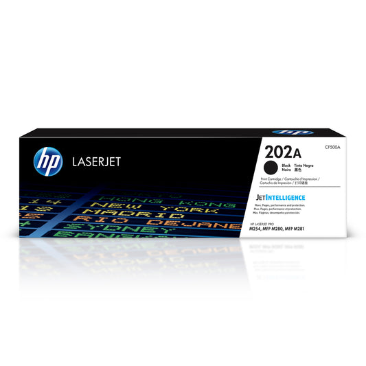 HP 202A (CF500A) Black Original LaserJet Toner Cartridge
